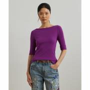 Tee shirt col bateau manches courte