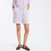 Short en gaze de coton, taille élastiquée