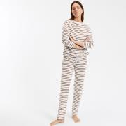 Pyjama rayé en coton