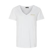 Tshirt brodé, col V