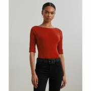 Tee shirt col bateau manches courte