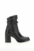 Bottines en cuir, bout carré