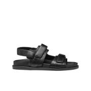 Sandales plates en cuir Adelash