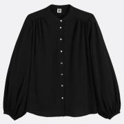 Chemise col mao, oversize, Signature LISE