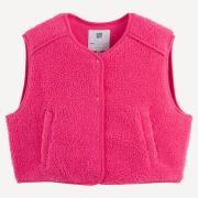 Gilet sans manches en sherpa