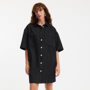 Robe ample courte en denim, Signature SARA