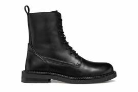 Bottines respirantes lacées en cuir Serilda