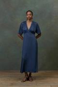 Robe longue col V avec ceinture, LAZLAI