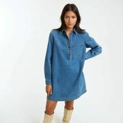 Robe courte en denim, Signature ALBANE
