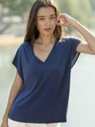 T-shirt ample col V, MARCELLINA