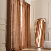 Rideau lin épais, pattes cachées, Cedal