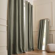 Rideau lin lavé occultant, œillets, Private