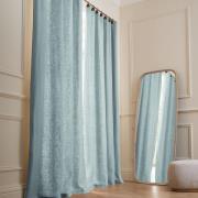 Rideau lin lavé doublé anneaux, Private