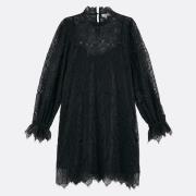 Robe courte en dentelle, doublée, CARA