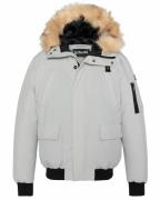 Blouson bomber chaud zippé à capuche Keyburn