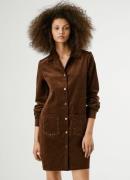 Robe en velours NOELIA