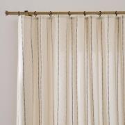 Rideau coton rayé anneaux, Ombra