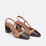 Escarpins slingback en cuir Dhapop